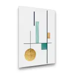 Abstract Drawings - Rectangle Wall Glass Art