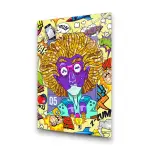 Comic Book Poster - Rectangle Wall Glass Art