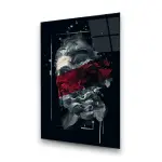 Ancient Sculpture - Rectangle Wall Glass Art