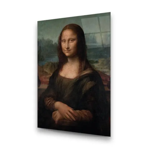 Mona Lisa - Rectangle Wall Glass Art