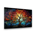 Tree of Life - Horizontal Wall Glass Art