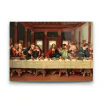 The Last Supper - Horizontal Wall Glass Art
