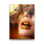 Bright Kiss - Rectangle Glass Art