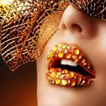 Bright Kiss - Rectangle Glass Art