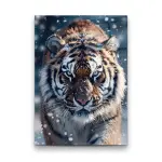 Upcoming Tiger - Rectangle Glass Art