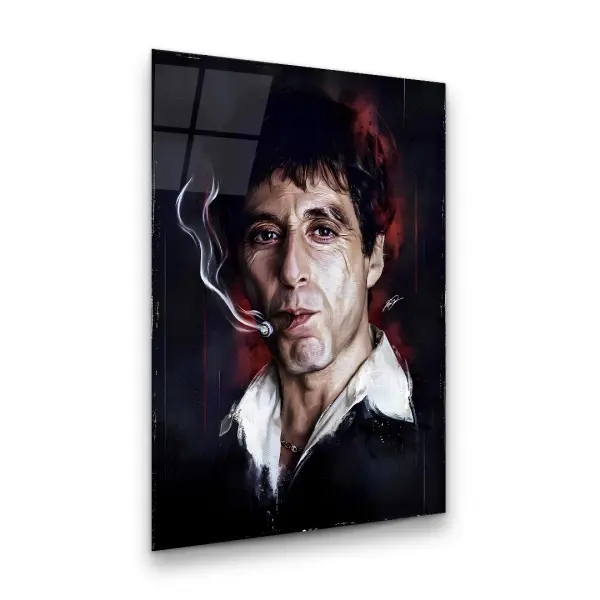 Al Pacino 1 - Rectangle Glass Art