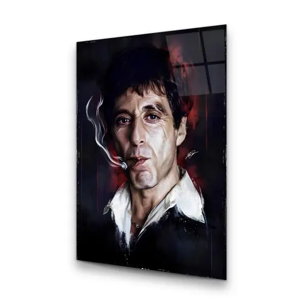 Al Pacino 1 - Rectangle Glass Art