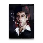 Al Pacino 1 - Rectangle Glass Art