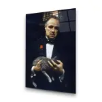 The Godfather - Rectangle Glass Art