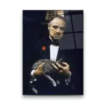 The Godfather - Rectangle Glass Art