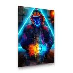 Magnetic Power - Rectangle Glass Art