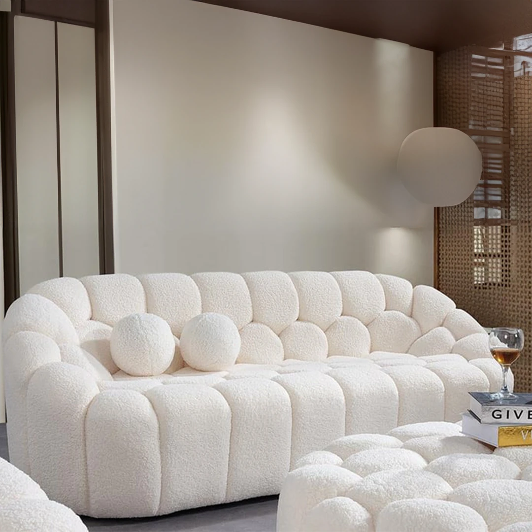 Balloon Style Sofa Set (3+3+1+1)