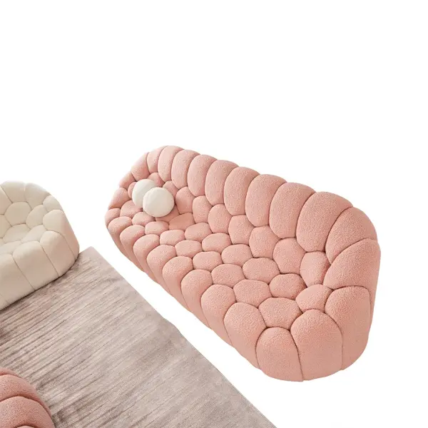 Balloon Style Sofa Set (3+3+1+1)
