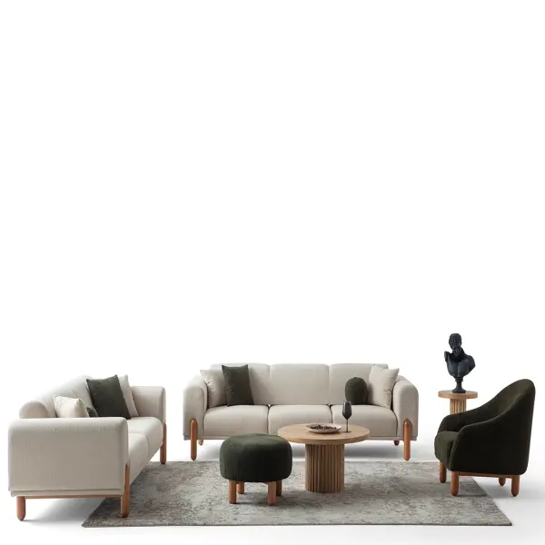 Rubby Sofa Set (4+3+1+1)