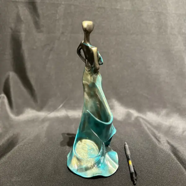 Elegant Wine Holder Sculpture Handmade